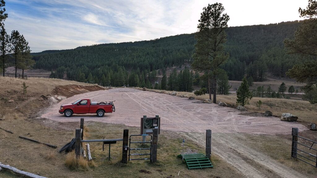 Flying V Trails Parking lot